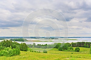 Braslav lakes view from the mountain