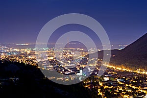 Brasov city night view