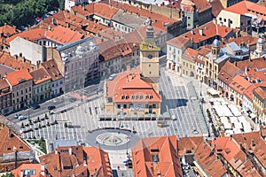 Brasov Council House in the main square in Brasov, Romania