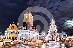 Brasov, Council Square, Christmas in Romania