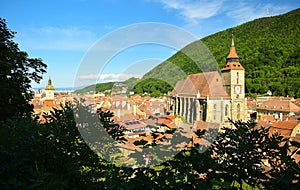 Brasov Romania Black Church centre european festival transylvania old town tampa mountain golden stag