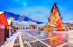 Brasov, Romania - Christmas Market in Transylvania