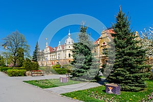 Brasov townhall, neobaroque architecture style photo