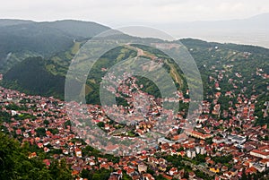 Brasov upperview - old city