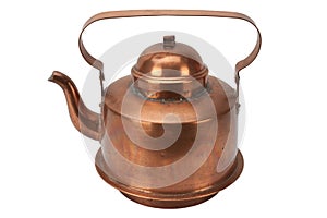 brass antique teapot