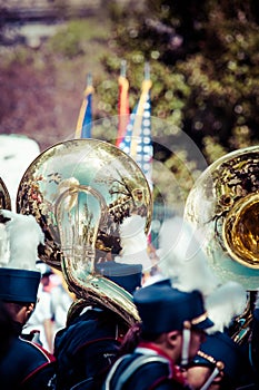 Brass band parade