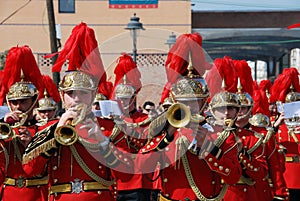 Brass band at Santa Semana, Malaga.