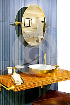 Brass bathroom