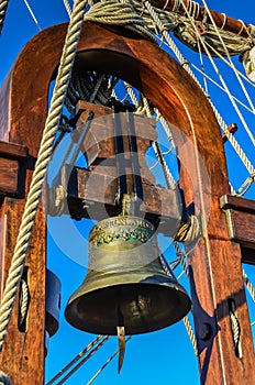 Brass Bell - GaleÃ³n AndalucÃ­a /Andalusia Galleon - St. Augustine, Florida
