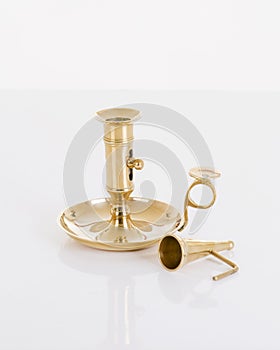 Brass candle holder