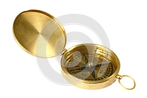 Brass compass