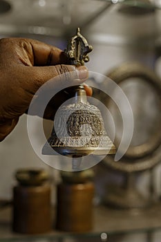 Brass and copper ware used in ancient Sri Lanka photo