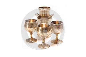 Brass cups