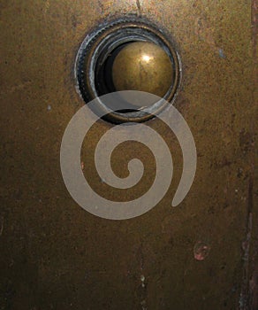 Brass doorbell