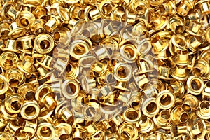 Brass eyelets