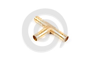 Brass Fitting Hose Tee Barb.