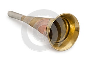 Brass fog horn