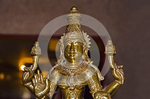 Brass idol, Kumbakonam, Tamil Nadu, India