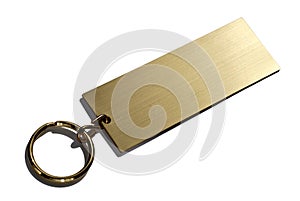 Brass Keychain Nameplate photo