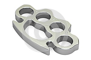 Brass knuckles, 3D rendering