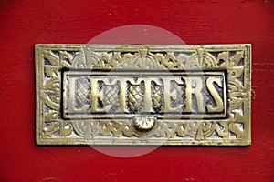 Brass Letter Box