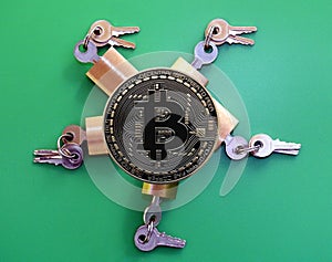 Brass padlocks and Bitcoin