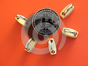 Brass padlocks and Bitcoin