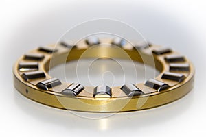 Brass roller cage of a thrust roller bearing