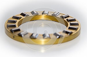 Brass roller cage of a thrust roller bearing