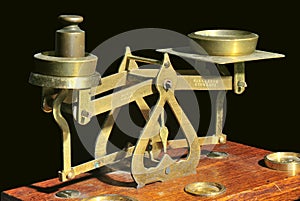 Brass Scales, Balance Type