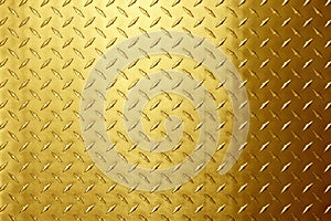 Brass texture with diamond embossed, gold background for design