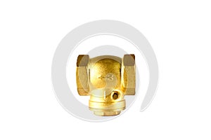Brass three way ball valve