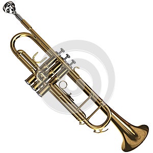 Brass Trumpet