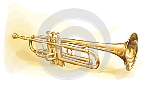 Brass Trumpet