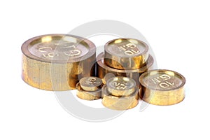 Brass weights