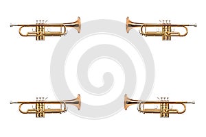 A Brass wind instrument group