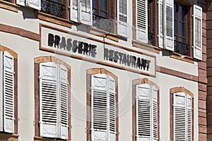 Brasserie restaurant