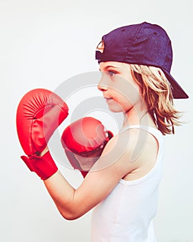 Brat child fighter photo