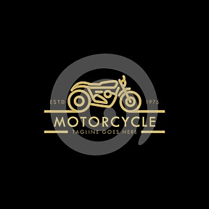 Brat Styled Motorcycle Logo