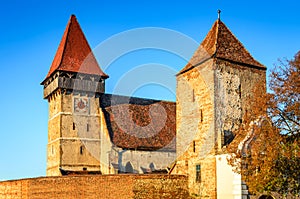Brateiu fortified church, Transylvania, Romania