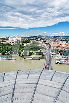 Bratislava - the capital city of Slovakia with beautiful castle, Slovakia