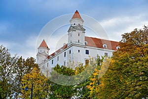 Bratislava Castle in Autumn, slovakia