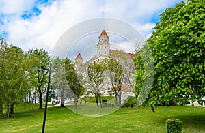 Bratislava Castle or Bratislavsky Hrad in Bratislava, Slovakia.