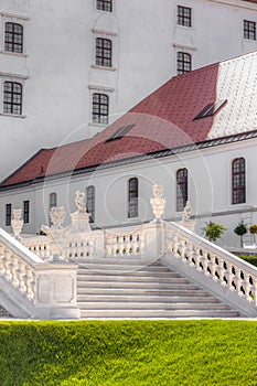 Bratislava castle courtyard
