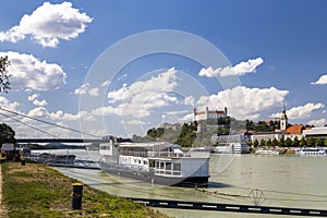 Bratislava castle and Danube river, Slovakia