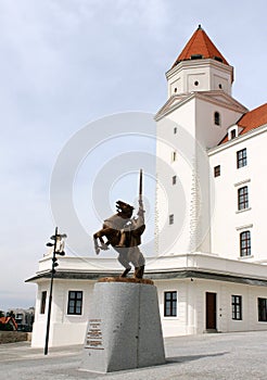 Bratislavský hrad front- Slovensko