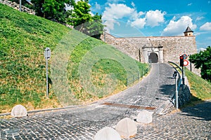 Bratislava castle gate in Bratislava, Slovakia