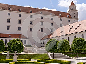 Bratislava Castle, the main castle of Bratislava, the capital of Slovakia photo