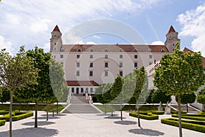 Bratislava Castle, the main castle of Bratislava, the capital of Slovakia photo