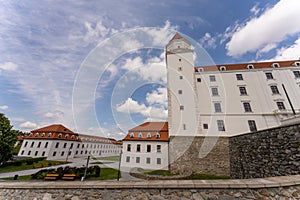 Bratislava Castle, the main castle of Bratislava, the capital of Slovakia photo